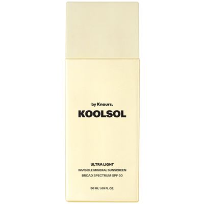 Koolsol by Knours Ultra-Light Invisible Mineral Sunscreen Broad Spectrum SPF 50, Moisturizing for All Skin Types, Korean Innovation, 50ml/1.69 fl. oz.