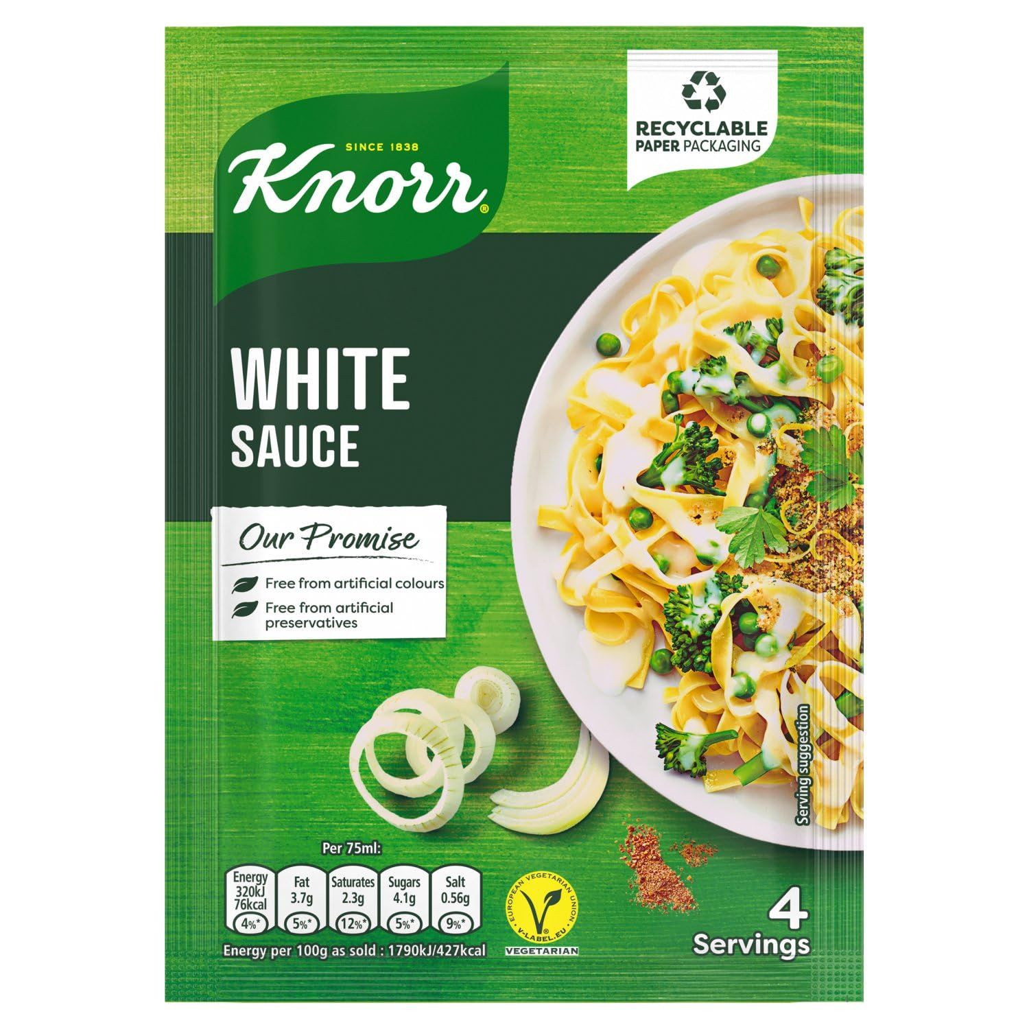Knorr White Sauce Mix 25g, Pack of 3 (3x0.88oz) Irish recipe