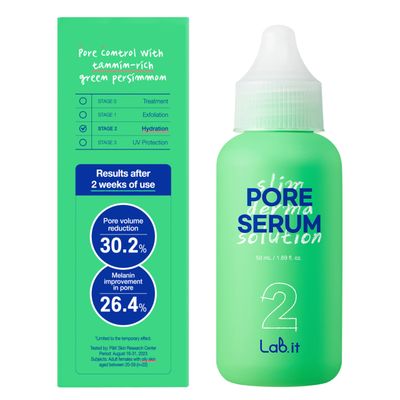 Lab.itPORE SERUM50ml Pore Minimizing &amp; Tightening, Dark Spot Corrector with Tannin &amp; Niacinamide, Firming &amp; Hydrating, Korean Skincare, Non-Comedogenic Formula, Dermacosmetics (50ml, 1.69 fl. oz.)