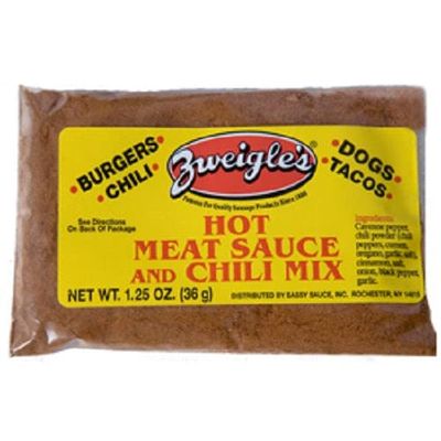 Zweigle&#39;s Hot Meat Sauce and Chili Mix