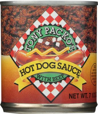 Tony Packo&#39;s Hot Dog Chili Sauce (Pack of 4)