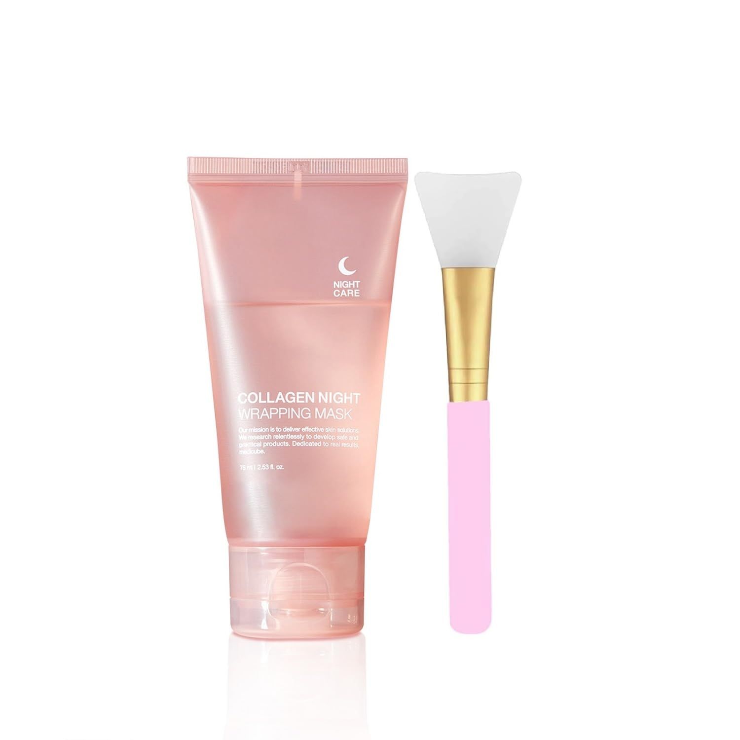 Collagen Night Wrapping Mask,Hydrates and Tightens Skin Reduces Sagging Bio Collagen Sleeping Mask. (1 Pcs)