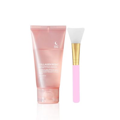 Collagen Night Wrapping Mask,Hydrates and Tightens Skin Reduces Sagging Bio Collagen Sleeping Mask. (1 Pcs)