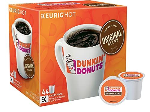 Dunkin&#39; Donuts 2091512 Original Blend Coffee K-Cup Pods Medium Roast 44/Box (006933)