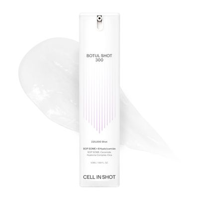 CELL IN SHOT BOTUL SHOT 300 - Korean Spicule Facial Serum Skin Booster with Centella Asiatica and Peptides for Improved Elasticity, 1.69 fl.oz (50 ml)