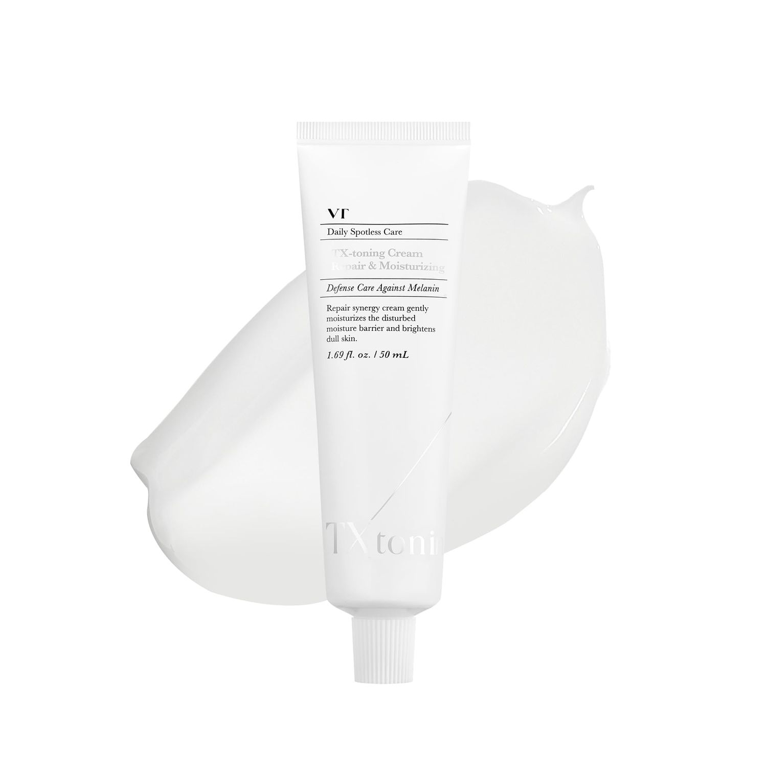 VT COSMETICS TX Toning Face Cream, Hydrating Moisturizer with Tranexamic Acid, Niacinamide, Glutathione, Skins Barrier Repair, Moisturizing, Dark Spots, Acne Scar, Sensitive Skin, Korean Skincare