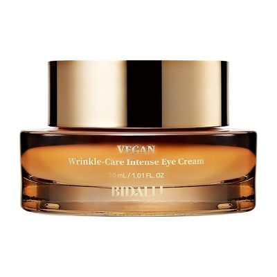 BIDALLI Vegan Wrinkle Care Intense Eye Cream for Anti-Aging Care, Dark Circle, Elasticity, Hydration - Korean Skin Care - 100% Vegan, Clean &amp; Cruelty-Free &amp; Clean Beauty (30ml / 1.01Fl. Oz)