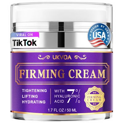 UKVOA Neck Firming Cream, Anti-Aging Face Moisturizer for Women with Retinol, Collagen &amp; Hyaluronic Acid, Tighten and Lift Neck Cream 1.7 Fl Oz