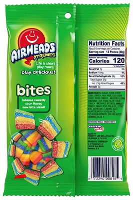 Airheads Rainbow Berry Xtremes Bites 2 oz., PK144