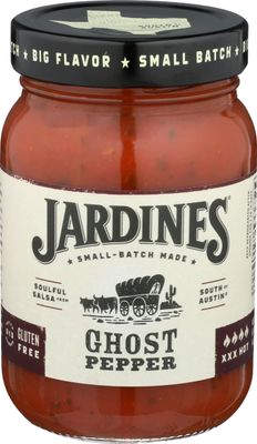 Jardine&#39;s 7J Ranch Ghost Pepper Salsa, XXX Hot, 16 Ounce