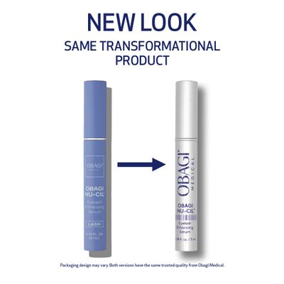Obagi Nu-Cil Eyelash Enhancing Serum - Nourishing Lash Serum with Biotin for Thicker &amp; More Defined-Looking Lashes - 0.1 oz