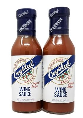 Generic 2 pack of Pure Louisiana Crystal Hot Sauce Original Recipe (Wing sauce 12oz)
