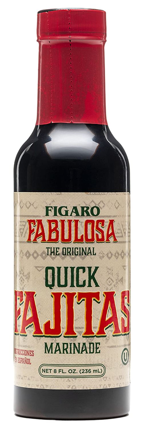 Crystal Louisiana&#39;s Fabulosa Fajitas Marinade, 8 Ounce, Natural Citrus, Garlic &amp; Ginger for Char Boiled Flavor