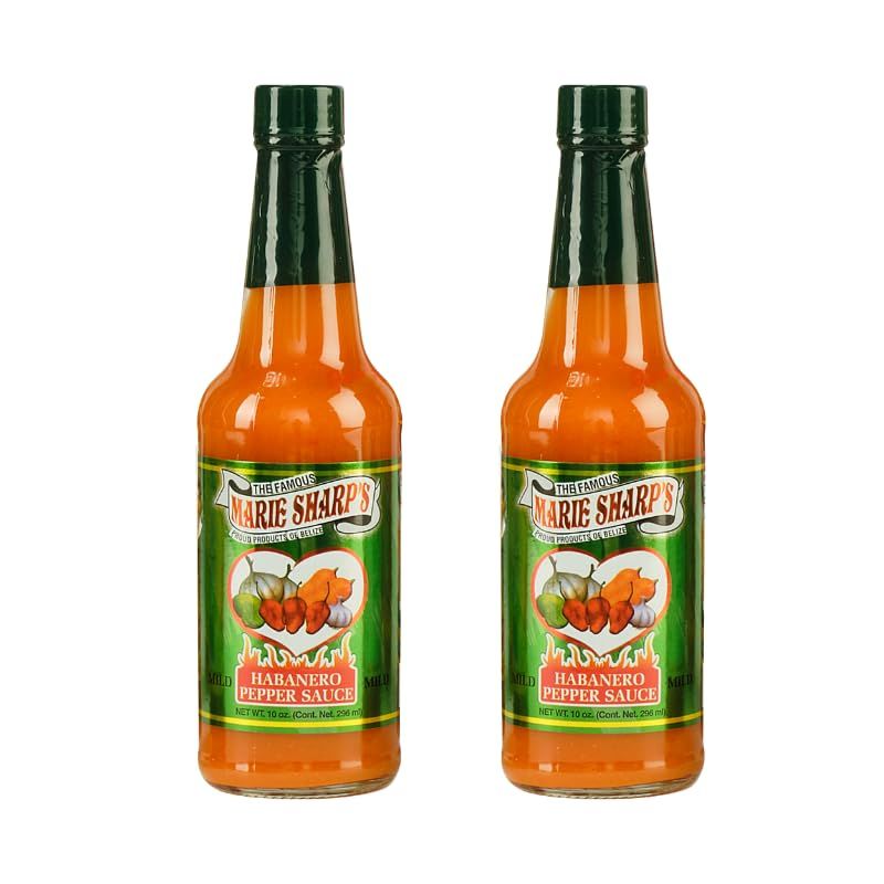 Marie Sharp&#39;s Mild Habanero Pepper Sauce, 10 oz Pack of 2