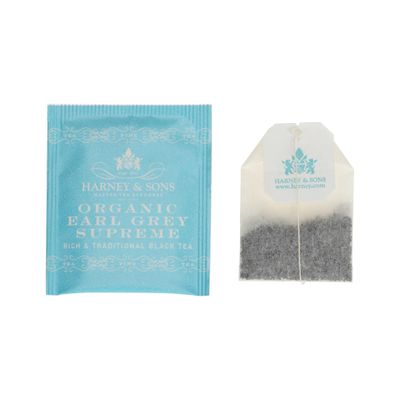 Harney &amp; Sons Organic Earl Grey Supreme Teabags, 50 Count