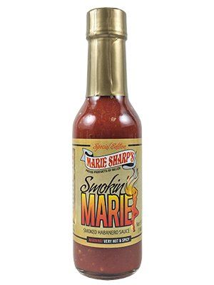 Marie Sharp&#39;s Smokin Marie Habanero Pepper Sauce, 5oz. (Pack of 3)