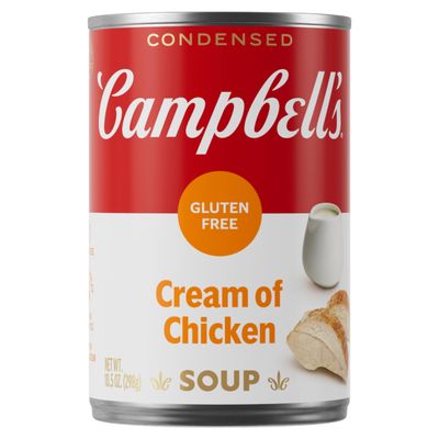 Campbell&#39;s Condensed Gluten Free Cream of Chicken Soup, 10.5 oz Can