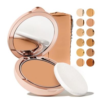 Toty by Sofia Vergara - Ilumina CC Creamy Compact SPF 50 Mineral Broad Spectrum Sunscreen for Face - Tinted Blurring Balm SPF- Matte, Light Coverage - Water &amp; Sweat Resistant - All Skin Types - 3C