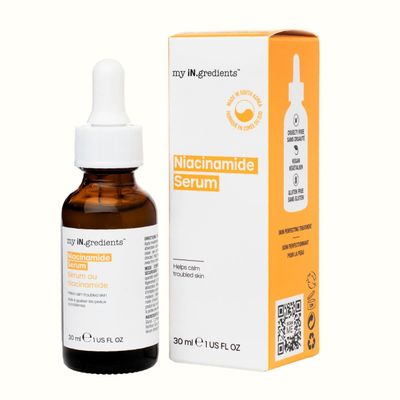 Masque Bar My Ingredients 10% Niacinamide Serum for Face 1% Zinc -Pore Reduction, Glowing Serum for Face, Evens Out Skin Tone, 5.7 pH -Hydrating Serum for All Skin Types -Paraben &amp; Cruelty Free-30ml