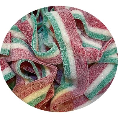 Smarty Stop Sour All Flavor Gummy Belts Candy 1 Pound (Watermelon)