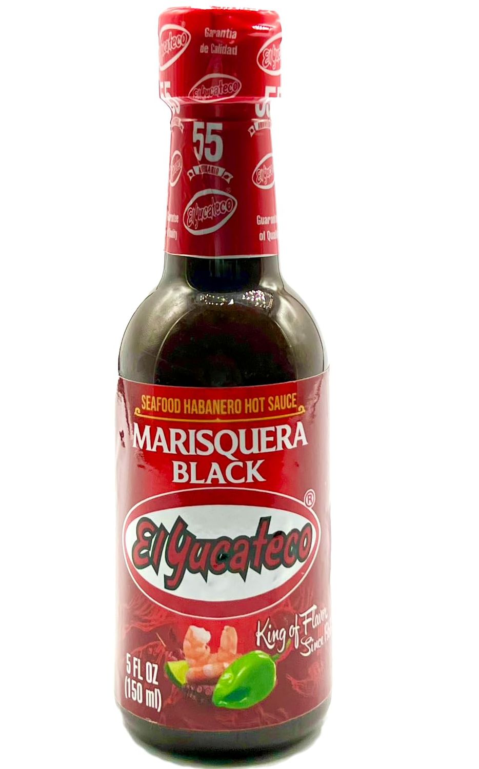 Seafood Habanero Hot Sauce, Marisquera Black