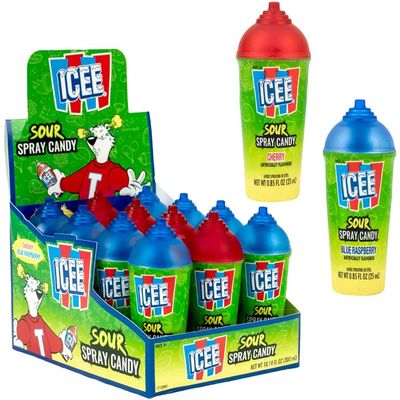 Koko&#39;s Icee Sour Spray Candy 0.85 oz. - Case of 12