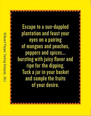 Desert Pepper Peach Mango Salsa, Medium, 16-Ounce