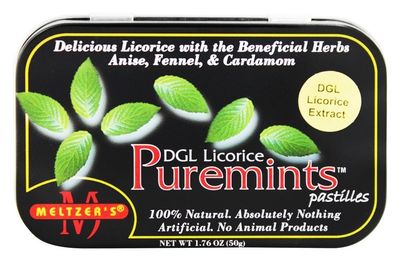 Meltzer&#39;s Puremints Licorice -- 1.76 oz