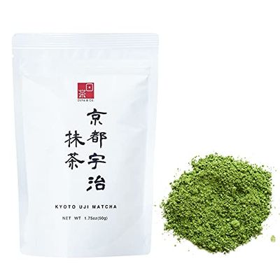 Ocha &amp; Co. Kyoto Uji Matcha - Ceremonial Grade Matcha Powder - Highest Grade Traditional Stone Milled Japanese Matcha Green Tea Powder, 50g/1.75oz.