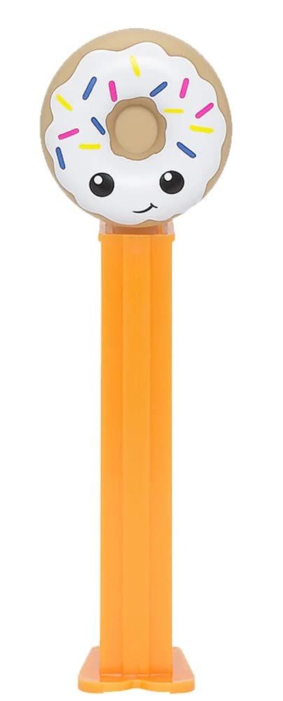 PEZ Donut Candy Dispenser - Donut Pez Dispenser Pez Candy Dispenser with Candy Refills Donut Party Favor, Grab Bags