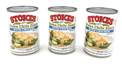 Stokes Green Chile Sauce with Chicken Pack of 3