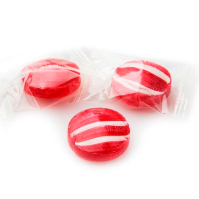 Striped Cinnamon Hard Candy 1.5Lb Bulk Bag Of Delicious Cinnamon Flavored Candy