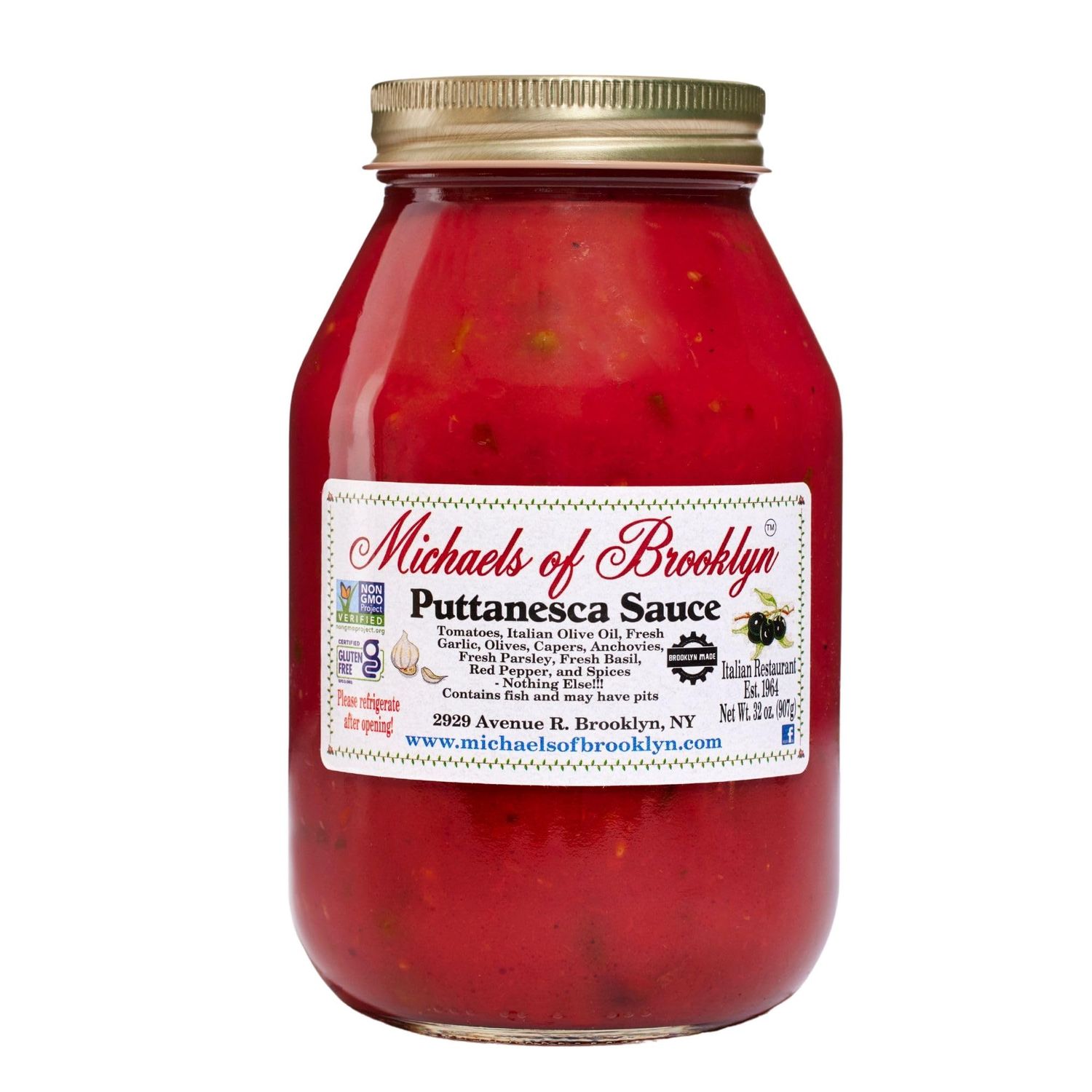 Michael&#39;s of Brooklyn Putanesca Sauce, 32 oz