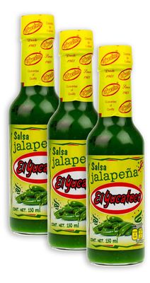 El Yucateco Hot Sauce, Chile Jalapeno, 5 Ounce (Pack of 3)