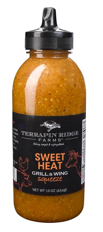 Terrapin Ridge Farms Sweet Heat Grill and Wing Squeeze - One 16 Ounce Squeeze Bottle