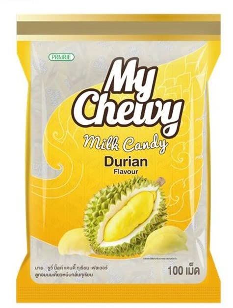 My Chewy Durian Flavour Soft Milk Candy, (100 Counts), 12.69 Oz