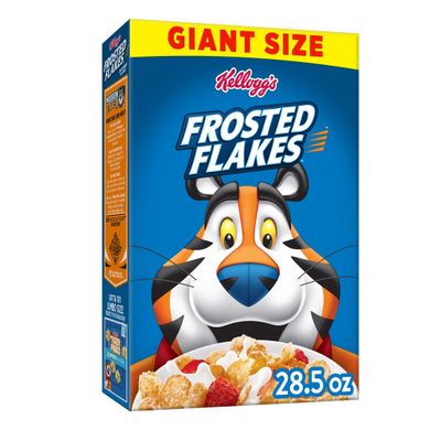 Kellogg&#39;s Frosted Flakes Breakfast Cereal, Kids Cereal, Family Breakfast, Giant Size, Original, 28.5oz Box (1 Box)