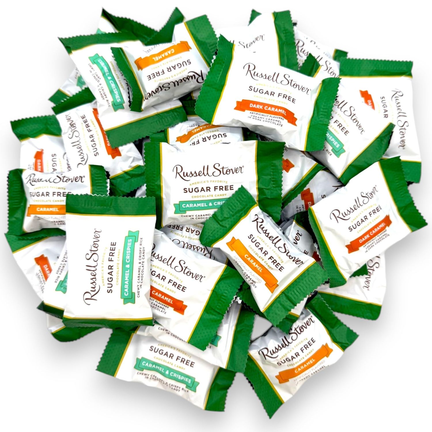 Gourmet Sugar Free Chocolate Caramel Assortment-1 lb Deliciously Crafted for a Guilt-Free Indulgence Made with Stevia Extract-Perfect for Health-Conscious Chocolate Lovers(16 oz)