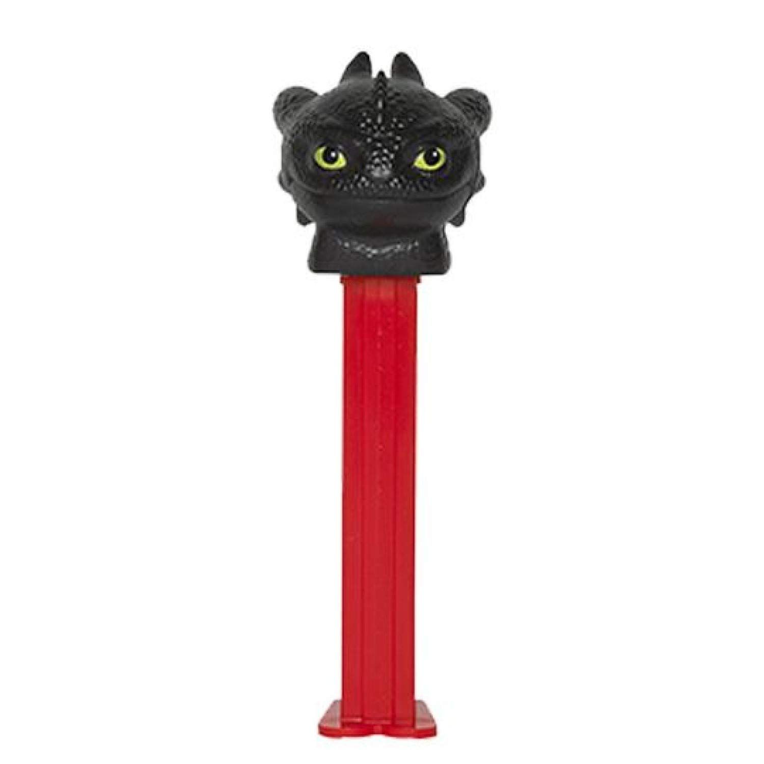 Pez How To Train Your Dragon Candy Dispenser - Toothless The Dragon Pez Dispenser with Candy Refills Dragon Party Favors, Grab Bags