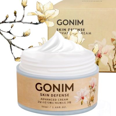GONIM korean Soothing Face Moisturizer for Dry &amp; Sensitive Skin - Hydrating Cream with Organic Ingredients, Korean Skincare, 50ml/1.69 fl.oz