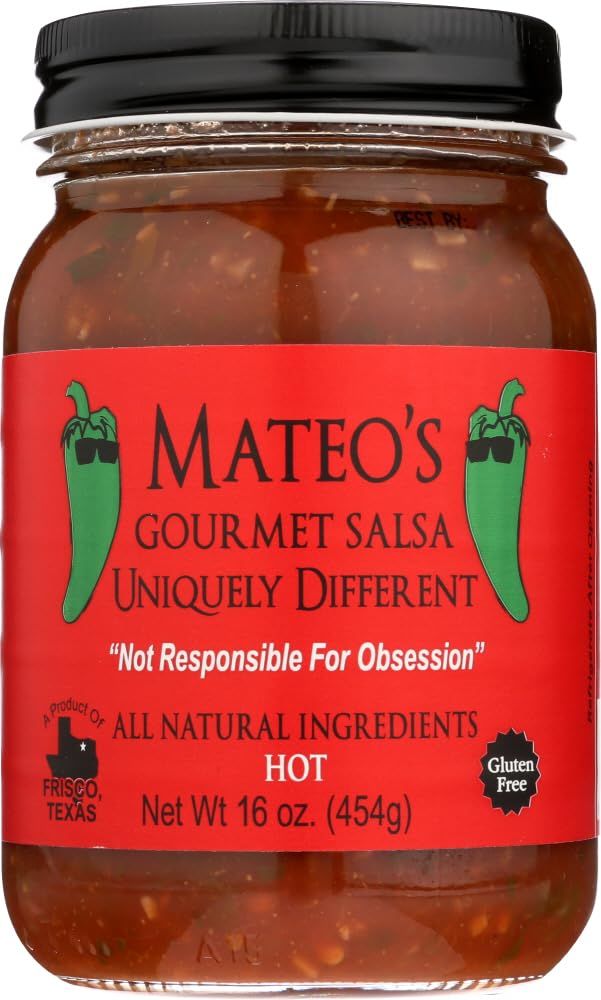 Mateos Gourmet Salsa Hot 16 Oz