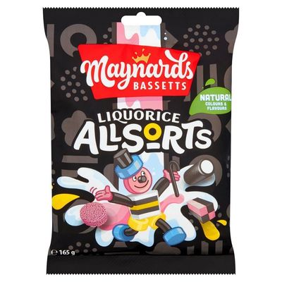 Bassett's Liquorice Allsorts (165g) - Pack of 6