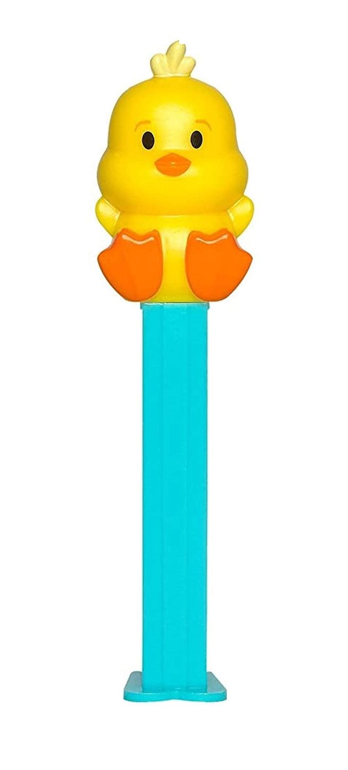 Pez Easter Candy Dispenser - Yellow Baby Chick With 2 Pez Candy Refills Easter Candy, Easter Baskets, Party Favors, Grab Bags