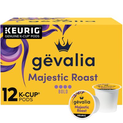 Gevalia Majestic Roast Bold Dark Roast KCup Coffee Pods, 12 ct. Box