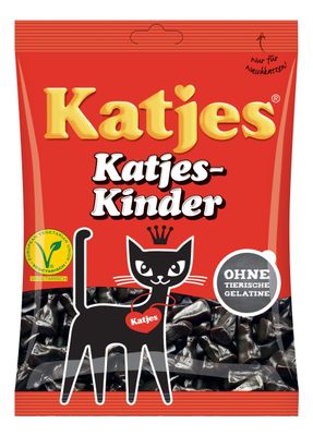Katjes Kinder Licorice Cat-shaped Drops 200g Licorice Pieces(pack of 2)