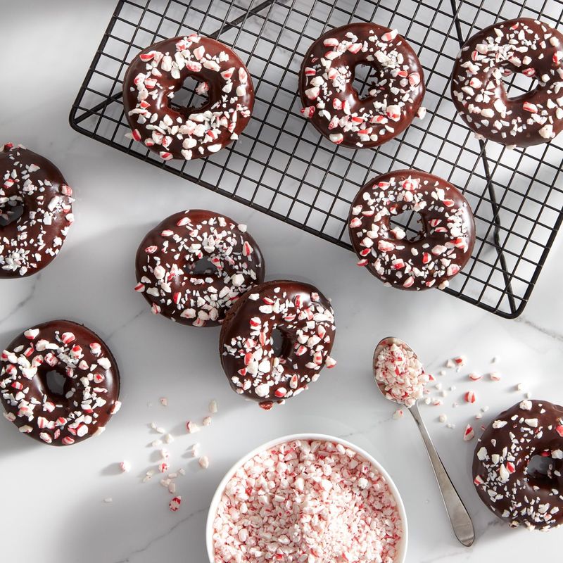 Brach's Peppermint Crushed Candy Canes, Holiday Baking Decorations, Perfect For Christmas Cookies, 10 Oz Bag