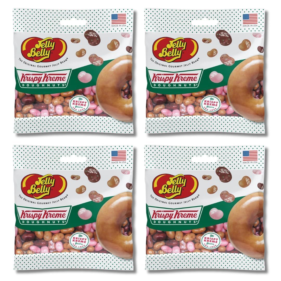 Jelly Belly Jelly Beans, 4 Pack - Share Size (Krispy Kreme Donuts)