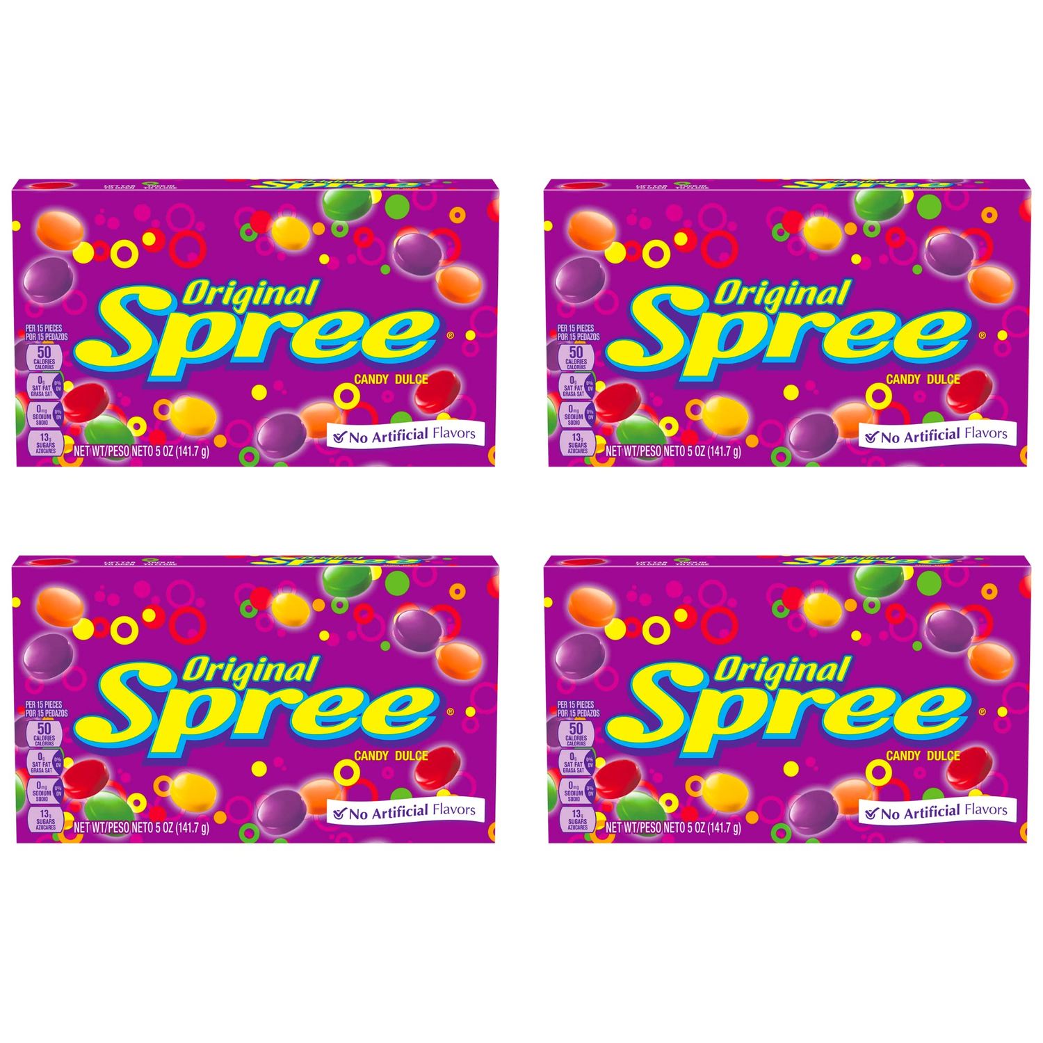 Spree Candy Theater Box By Blue Clover Foods 5oz Box Pack Of 4