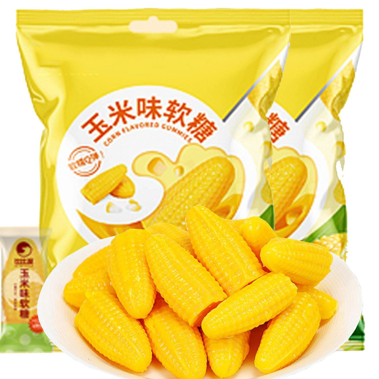 Fruidles Candy Corn 17.6oz/500gCandy Bulk, Sweet Corn Flavor Soft Candy