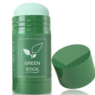 SHUIKU Green Tea Clay Stick for Face, Facial Blackhead Remover Mask with Green Tea Extract for Deep Pore Cleansing, Skin Brightening and Improve Overall Complexion for All Skin Types Men &amp; Women
